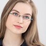 Whistle Gunmetal MetalEyeglass Frames for Women from EyeBuyDirect
