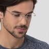 Potential Silver MetalEyeglass Frames for Men from EyeBuyDirect
