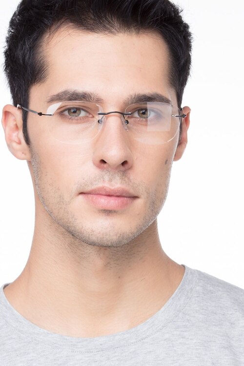 Potential Black MetalEyeglass Frames for Men from EyeBuyDirect