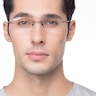 Duel Black MetalEyeglass Frames for Men from EyeBuyDirect