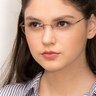 Fragment Burgundy MetalEyeglass Frames for Women from EyeBuyDirect