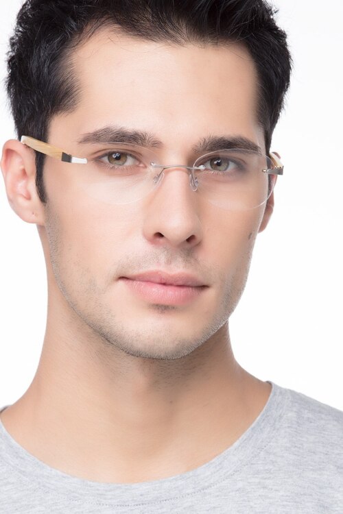 Fragment Silver Yellow MetalEyeglass Frames for Men from EyeBuyDirect