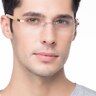 Fragment Silver Yellow MetalEyeglass Frames for Men from EyeBuyDirect