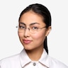 Palo Alto Black MetalEyeglass Frames for Women from EyeBuyDirect