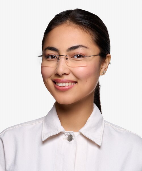 Woodrow Black MetalEyeglass Frames for Women from EyeBuyDirect