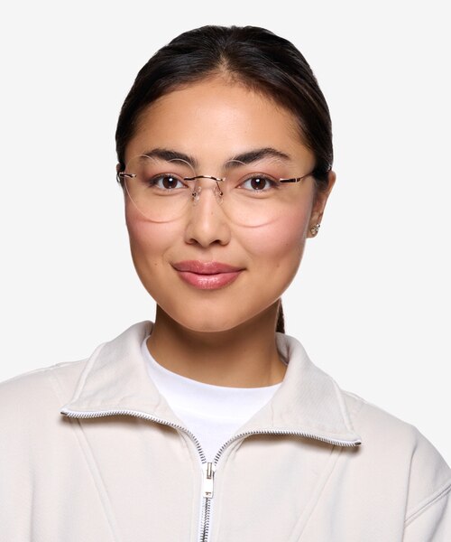 Amore Rose Gold MetalEyeglass Frames for Women from EyeBuyDirect