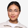 Amore Rose Gold MetalEyeglass Frames for Women from EyeBuyDirect