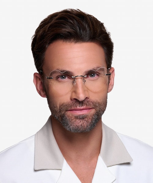 Amore Silver MetalEyeglass Frames for Men from EyeBuyDirect