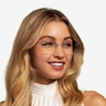 Sahar Gold MetalEyeglass Frames for Women from EyeBuyDirect