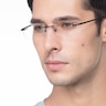 Evasive Noir MétalMontures de lunettes de vue pour Hommes d'EyeBuyDirect