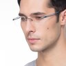 Quantum Gunmetal MétalMontures de lunettes de vue pour Hommes d'EyeBuyDirect