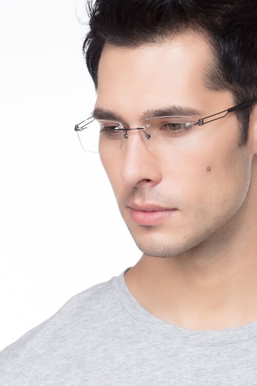 Jeremiah Gunmetal MetalEyeglass Frames for Men from EyeBuyDirect