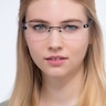 Flow Noir AcétateMontures de lunettes de vue pour Femmes d'EyeBuyDirect