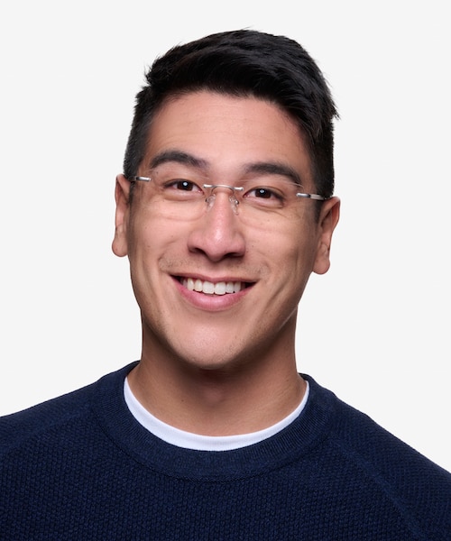 Collector Silver MetalEyeglass Frames for Men from EyeBuyDirect