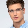 Collector Black MetalEyeglass Frames for Men from EyeBuyDirect