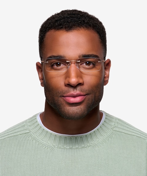 Percy Light Golden MetalEyeglass Frames for Men from EyeBuyDirect