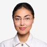 Percy Or pâle MétalMontures de lunettes de vue pour Femmes d'EyeBuyDirect