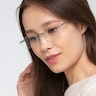 Percy Light Green MetalEyeglass Frames for Women from EyeBuyDirect