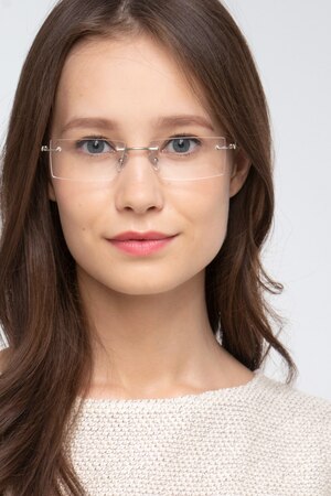 Silver Primo -  Lightweight Metal Eyeglasses
