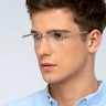 Noble Golden MetalEyeglass Frames for Men from EyeBuyDirect