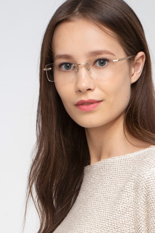 Noble Golden MetalEyeglass Frames for Women from EyeBuyDirect