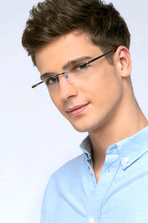 Noble Gunmetal MetalEyeglass Frames for Men from EyeBuyDirect