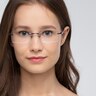 Noble Gunmetal MetalEyeglass Frames for Women from EyeBuyDirect