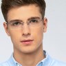 Orion Silver MetalEyeglass Frames for Men from EyeBuyDirect