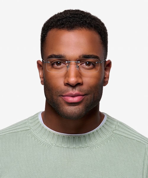 Woodrow Blue MetalEyeglass Frames for Men from EyeBuyDirect