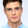 Altus Black MetalEyeglass Frames for Men from EyeBuyDirect