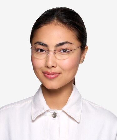 Rose Gold Altus -  Vintage Metal Eyeglasses