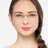 Vince Light Purple MetalEyeglass Frames for Women from EyeBuyDirect