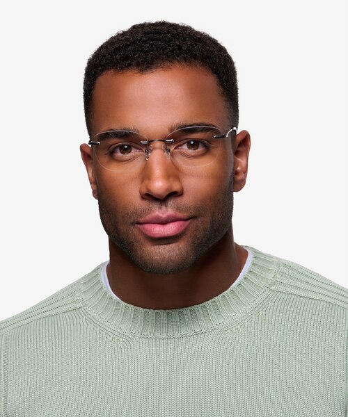 Vince Gunmetal MétalMontures de lunettes de vue pour Hommes d'EyeBuyDirect