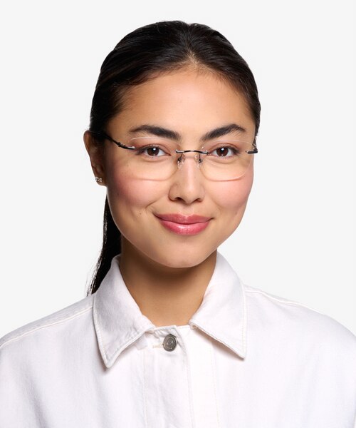 Vince Gunmetal MétalMontures de lunettes de vue pour Femmes d'EyeBuyDirect