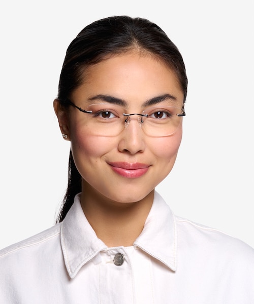 Vince Gunmetal MetalEyeglass Frames for Women from EyeBuyDirect