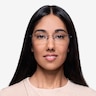 Regis Bleu MétalMontures de lunettes de vue pour Femmes d'EyeBuyDirect