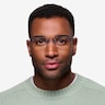 Earl Navy MetalEyeglass Frames for Men from EyeBuyDirect