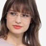 Athena Or rose MétalMontures de lunettes de vue pour Femmes d'EyeBuyDirect
