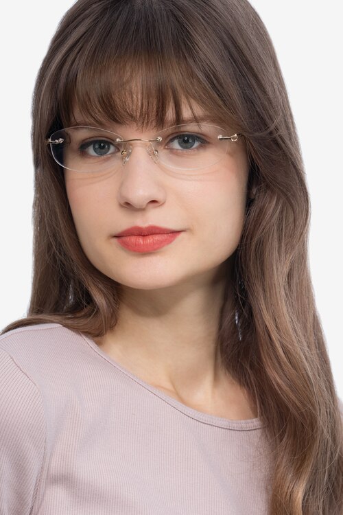 Create Doré MétalMontures de lunettes de vue pour Femmes d'EyeBuyDirect