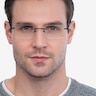 Enterprise Black MetalEyeglass Frames for Men from EyeBuyDirect
