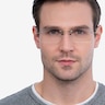 Evolve Bronze MetalEyeglass Frames for Men from EyeBuyDirect