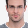Evolve Blue MetalEyeglass Frames for Men from EyeBuyDirect