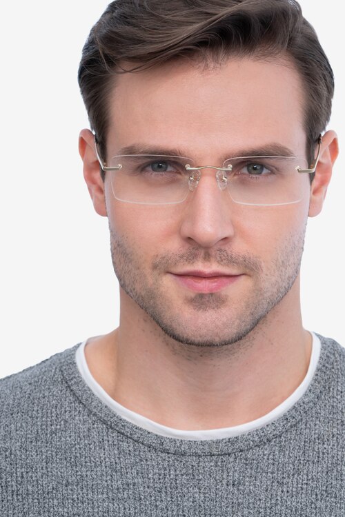 Bold Gold MetalEyeglass Frames for Men from EyeBuyDirect