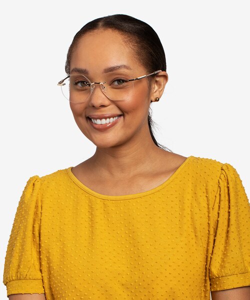 Glas Doré MétalMontures de lunettes de vue pour Femmes d'EyeBuyDirect
