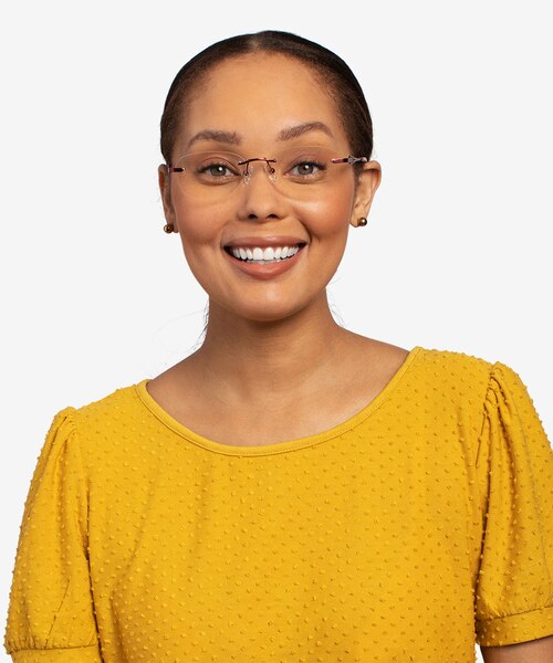 Scene Rouge MétalMontures de lunettes de vue pour Femmes d'EyeBuyDirect