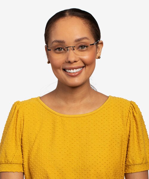 Scene Blue MetalEyeglass Frames for Women from EyeBuyDirect