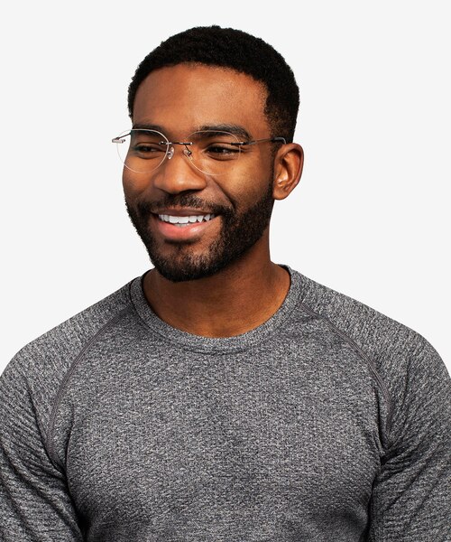 Feel Silver MetalEyeglass Frames for Men from EyeBuyDirect