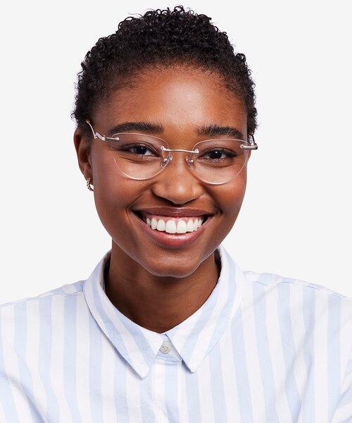 Harmony Matte Gold MetalEyeglass Frames for Women from EyeBuyDirect
