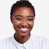 Harmony Matte Gold MetalEyeglass Frames for Women from EyeBuyDirect