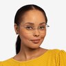 Harmony Matte Gunmetal MetalEyeglass Frames for Women from EyeBuyDirect